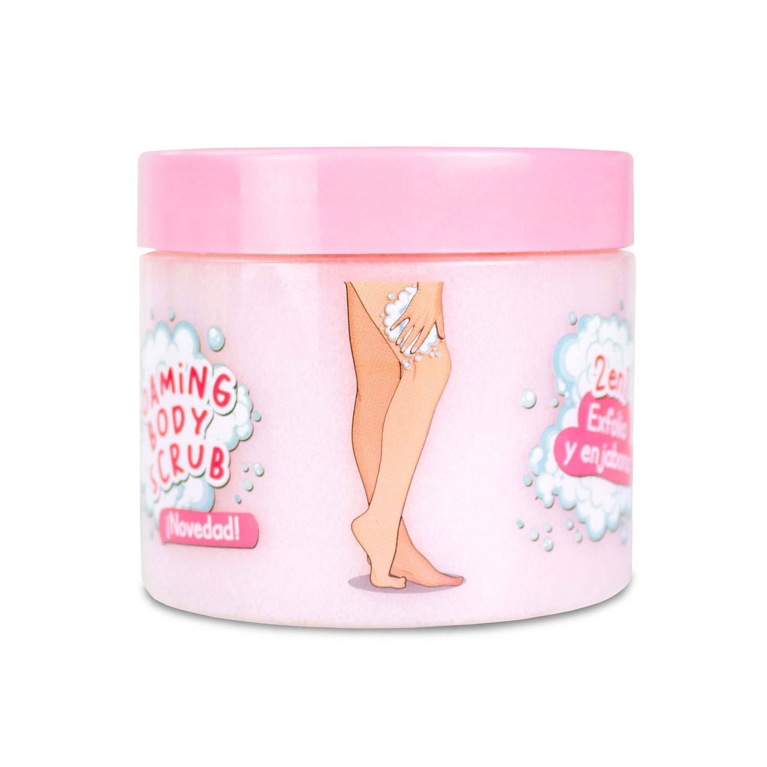 Carton de 6 exfoliants corporels 2en1 400G (2,44€ l'unité) - Fraise Chantilly – Image 2