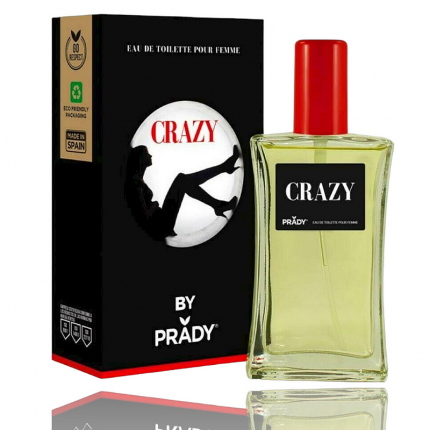 Lot de 3 eaux de toilette générique "CRAZY - Prady pour femme (Soit 1,57€ pièce)