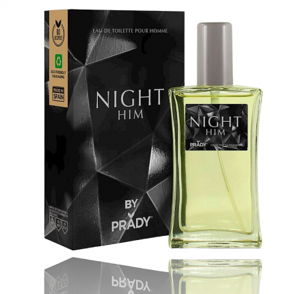 Lot de 3 eaux de toilette générique "NIGHT HIM" - PRADY homme (Soit 2,50€ piéce)