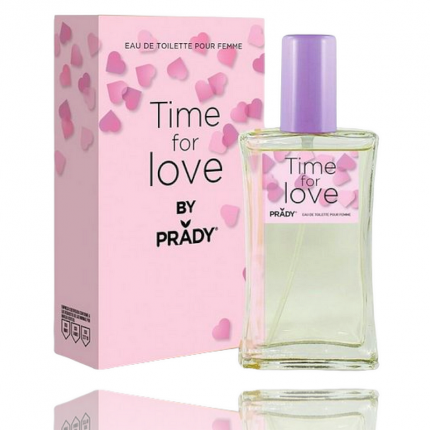 Lot de 3 eau de toilette générique "TIME FOR LOVE" - PRADY femme (Soit 2,50€ piéce)