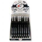 Présentoir de 72 (soit 0,58€ unité) : Crayon Noir yeux et lèvres