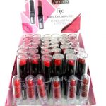 Présentoir de 36 (1,12€ pièce) : Rouge à Lèvres 6 couleurs 12H. FIXE - SENSINITY