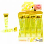 Présentoir de 16 (0,77€ pièce) : Gloss à lèvres OIL GLOW - Jaune