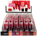 Présentoir de 24 (soit 1,05€ unité) Rouges à lèvres Mats Fixation 24h