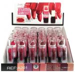 Présentoir de 24 (soit 1,05€ l'unité) Rouges à lèvres 24h - Easy Paris