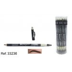 Lot de 20 Crayons sourcils noirs avec brosse (0,75€ unité) - Leticia Well