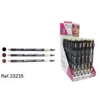 Lot de 48 Crayons à sourcils avec brosse (0,75€ unité) - Leticia Well