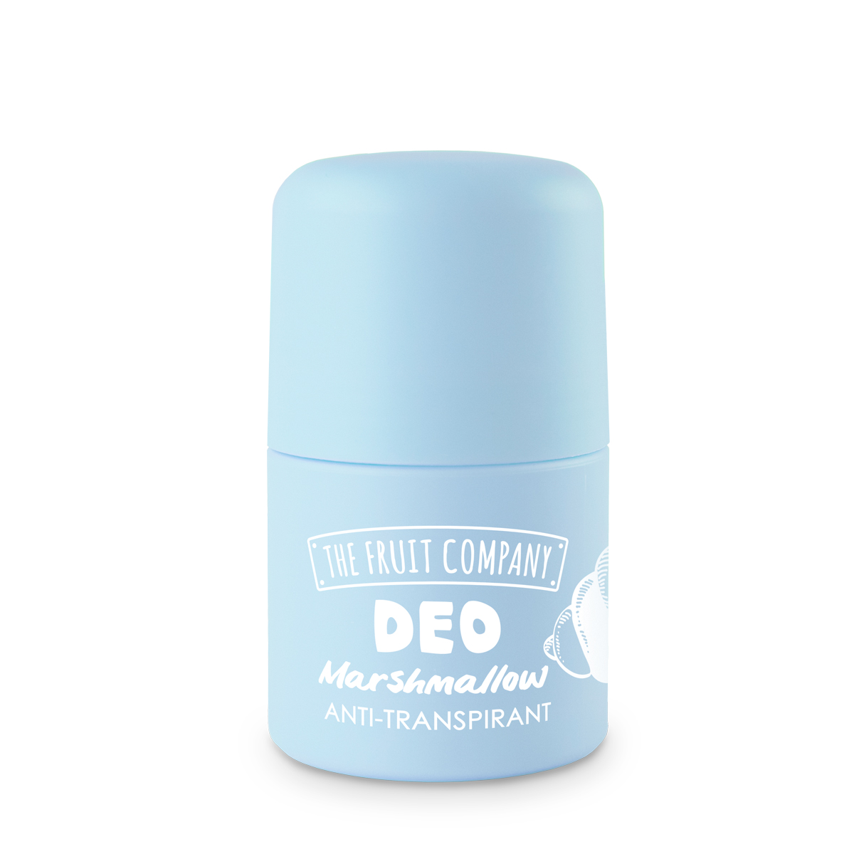 10880214 Carton de 12 (1,57€ l'unité)☁️ Déodorant Roll-On Anti-Transpirant Guimauve - THE FRUIT COMPANY – Image 1