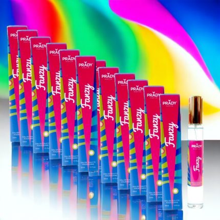 Lot de 12 (soit 1,55€ unité) : Eau de toilette générique femme FANZY Prady – 33ml