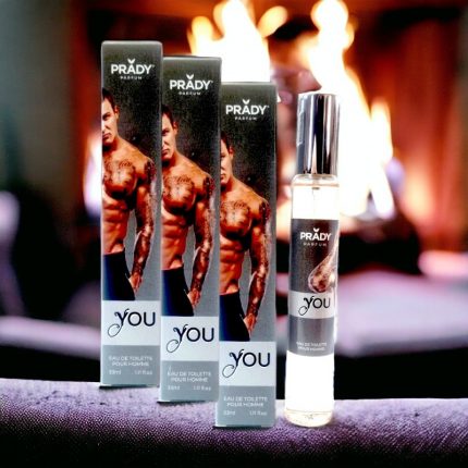 Lot de 6 (soit 1,75€ unité) : Eau de toilette générique homme YOU Prady – 33ml