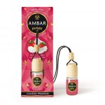 Présentoir de 14 (Soit 1,90€ pièce) : Parfum pour voiture à suspendre - Fraise Chantilly +45j