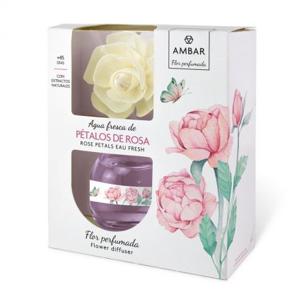 Carton de 10 : Fleur magique pétale de rose - Fabriqué en Espagne ( soit 2,65€ pièce)