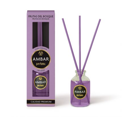 Présentoir de 12 MIKADOS qualité premium - FRUITS DES BOIS (soit 1,38€ pièce)