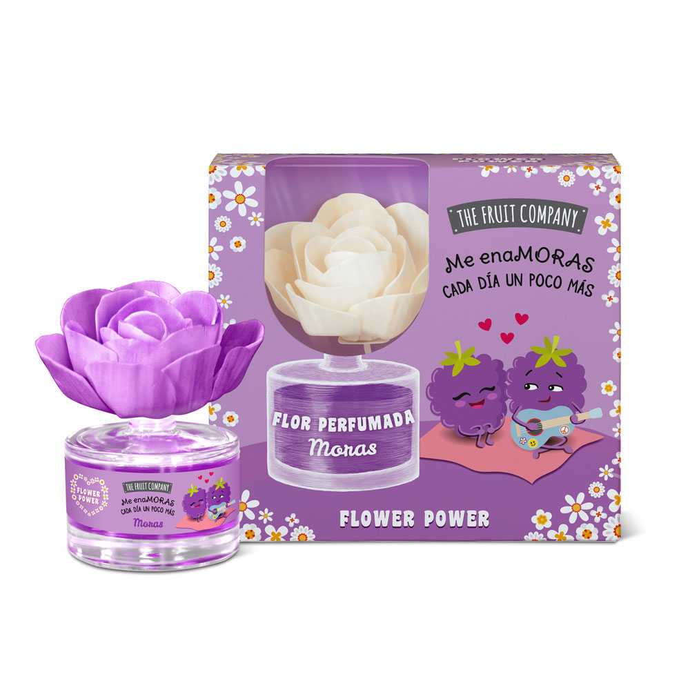 Fleur-parfumee-dambiance-Mures-.jpg Pack de 8 (soit 4,20€ pièce) : Fleurs d'ambiance parfumée à la mûre - 55ml – Image 1