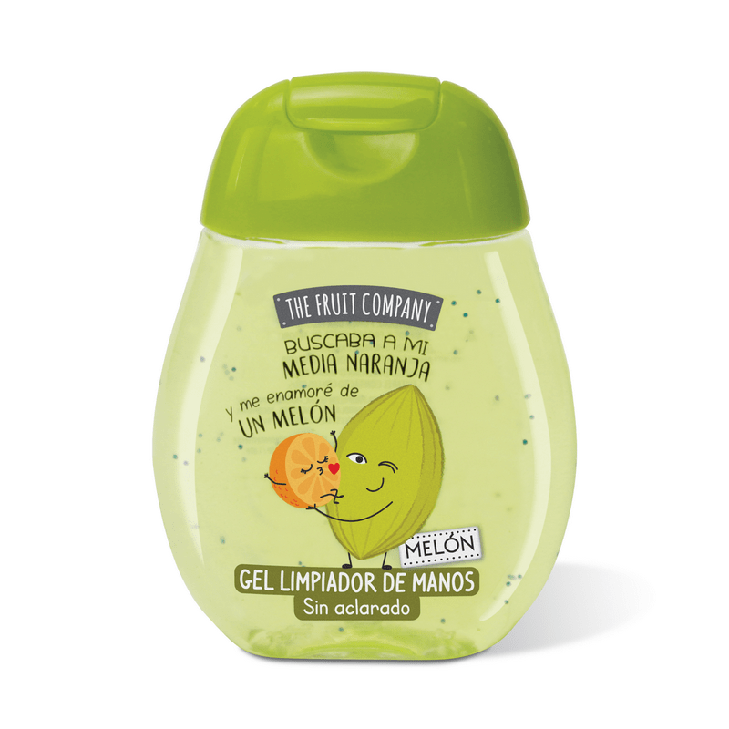 Gel-antibacterien-melon-.png Carton de 14 (soit 1,16€ pièce) : Gel nettoyant mains - Melon 45ml - Made in Spain – Image 1