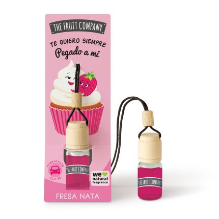 Pack de 14 (soit 1,35€ pièce) : Désodorisant fruité pour voiture - Fraise Chantilly +45j