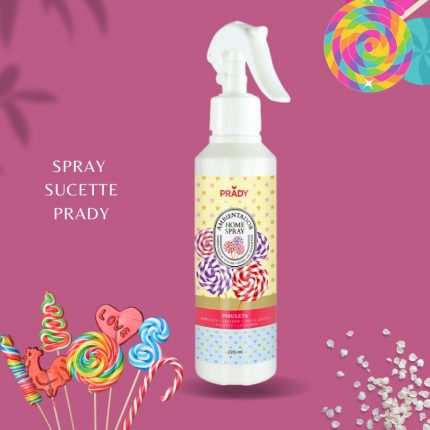 Lot de 6 : Spray parfumé parfum sucette (Soit 1,65€ pièce) - 220ml Prady