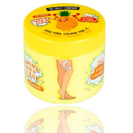 Carton de 6 (Soit 3,60€ pièce) Gommage du corps + savon - 2en1 parfum ananas