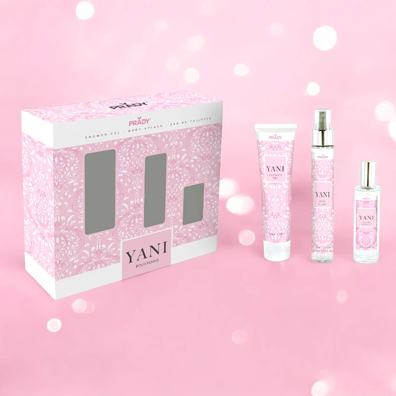 coffret-3-piece-yani.webp Coffret 3 Pièces "YANI" - Gel douche, Parfum, Brume Corporelle - Prady – Image 1