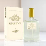 Lot de 5 (1,90€ Pièce) : Eau de Toilette SENSATION pour Femme – PRADY 90 ml – Image 2
