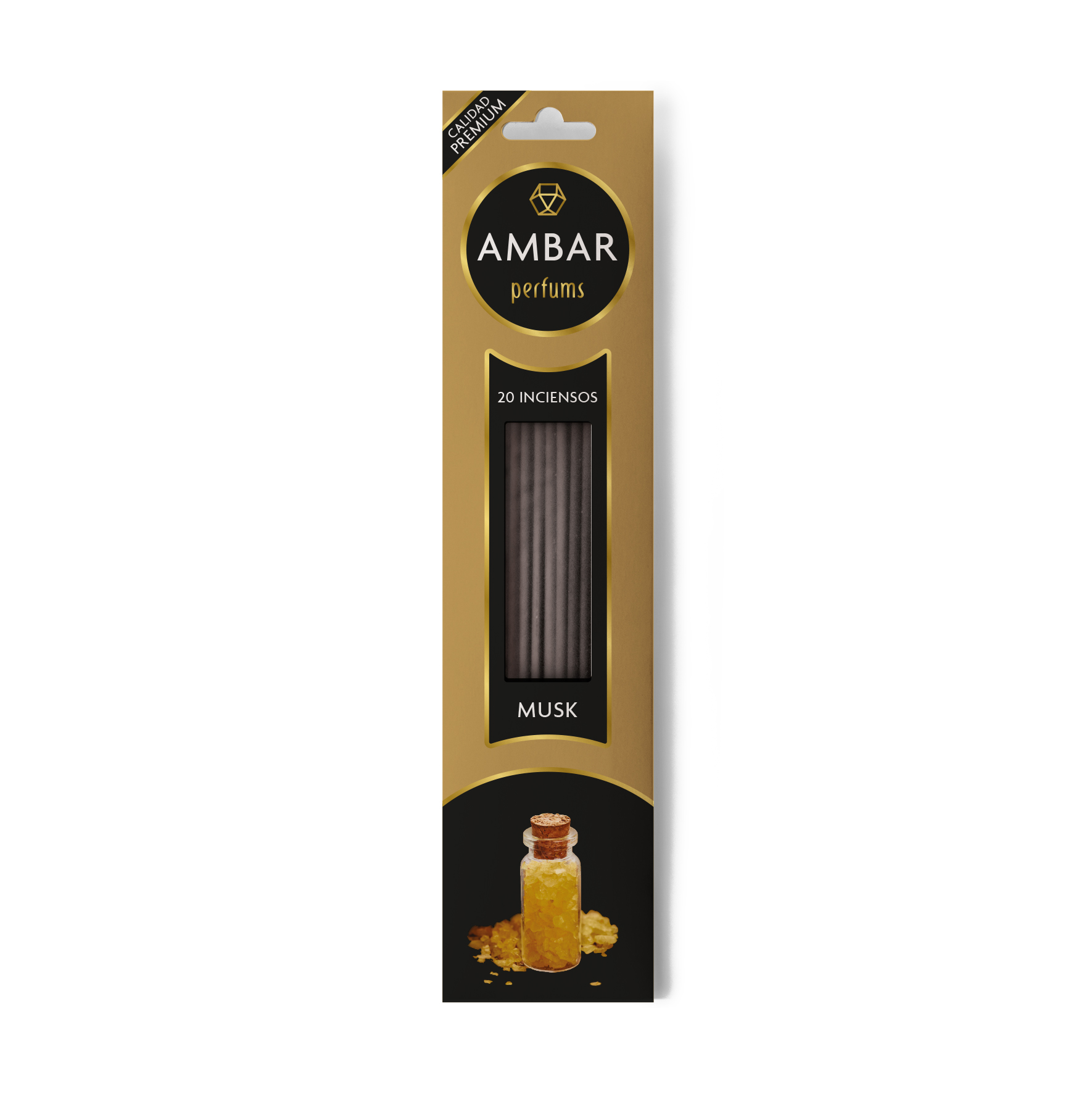 encens-ambar-musk.jpg Présentoir de 24 boites de 20 sticks d’encens musk (Soit 0,72€ le paquet) – Image 1