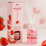 Carton de 12 (1,49€ Unité) Diffuseur d’Ambiance Mikado “Fraise chantilly” - Prady