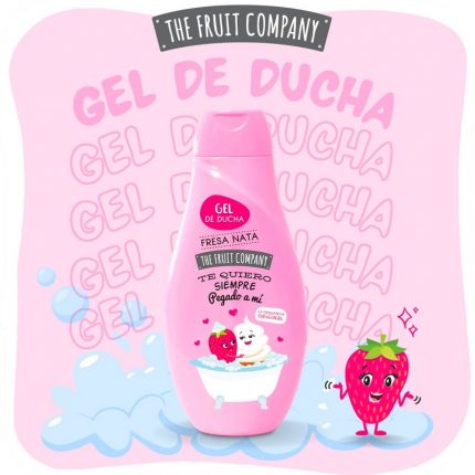 Lot de 6 (soit 2,60€ pièce) : Gel douche intense - Fraise Chantilly 600ml