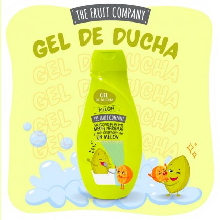 Lot de 6 (soit 2,60€ pièce) : Gel douche intense - Melon 600ml
