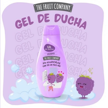 Lot de 6 (soit 2,60€ pièce) : Gel douche intense - Mûres 600ml