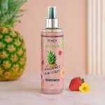 Lot de 12 (soit 2,10€ pièce) : Brume parfumée et pailletée corps et cheveux "Ananas" - Prady