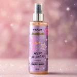 Lot de 12 (soit 2,10€ pièce) : Brume parfumée et pailletée corps et cheveux "Musk-fleuri" - Prady