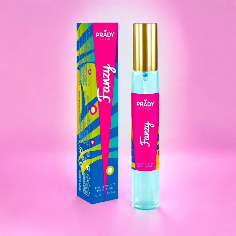 grossiste-eau-de-toilette-33ml-prady-femme-fanzy.webp Lot de 36 (0,98€ Pièce) : Eau de toilette générique Fanzy 33ml - Prady – Image 1