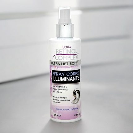 Lot de 12 (Soit 3,95€ Pièce) : Spray Crème Corporel Illuminant - Enrichie en Luminescine