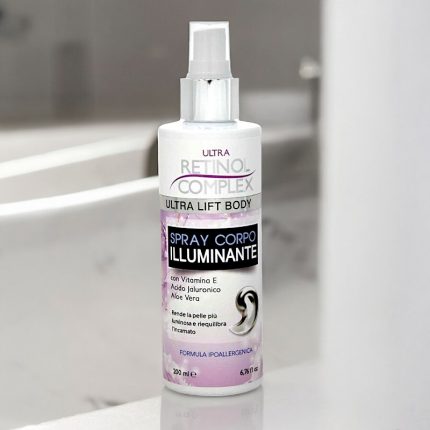 Lot de 3 (Soit 4,50€ Pièce) : Spray Crème Corporel Illuminant - Enrichie en Luminescine