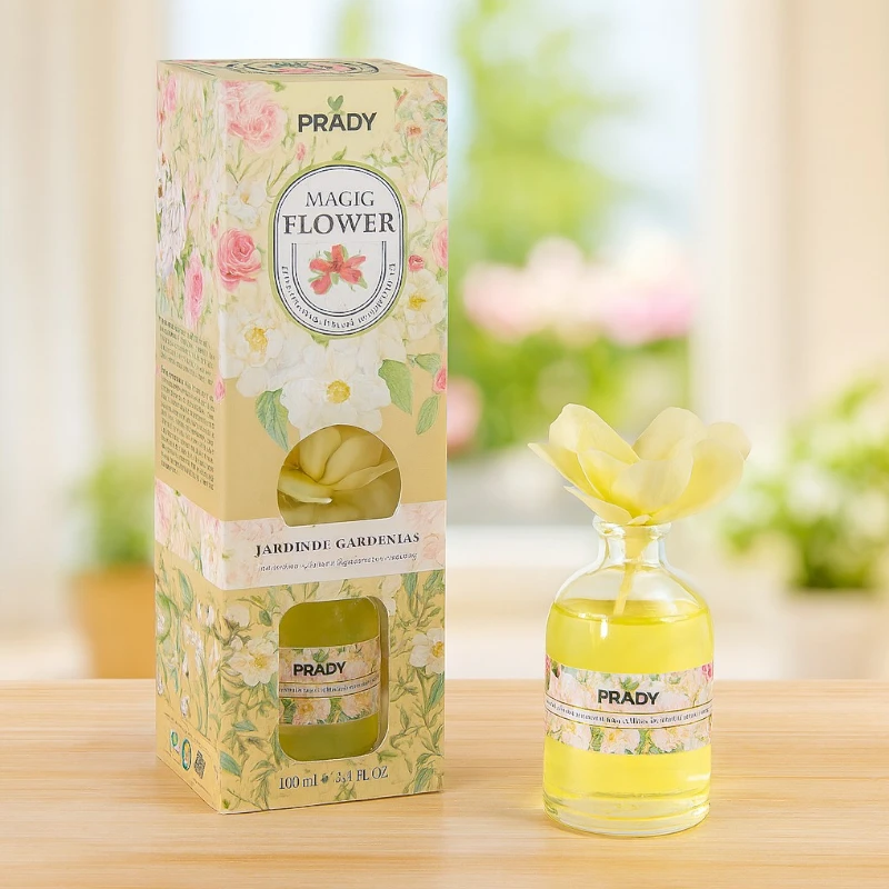 grossiste-en-ligne-de-fleur-parfumee-prady-jardin-de-gardenias.webp A Partir de 1,67€ Prix Dégressif : Fleur parfumée 100ml "Jardin de Gardenias" - Prady – Image 1