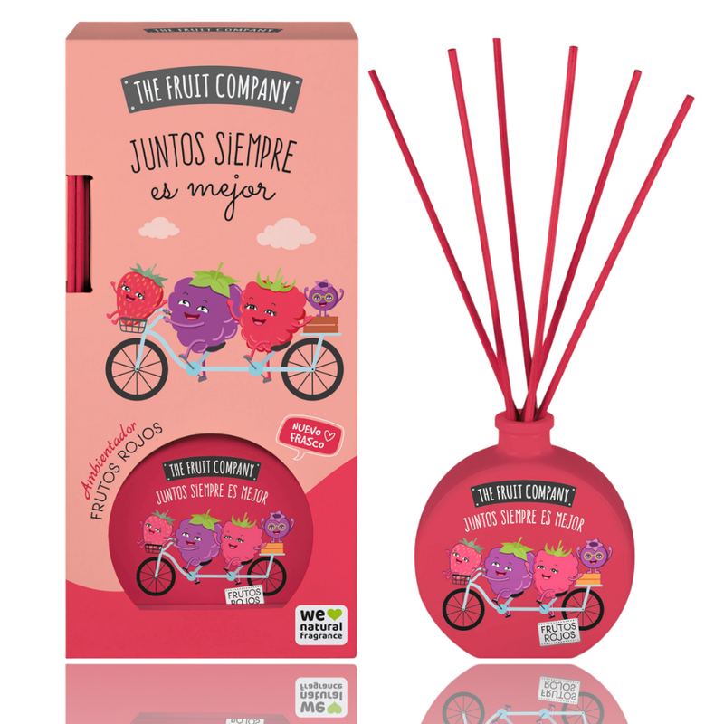 grossiste-mikado-fruit-rouge-The-fruit-company-.png Pack de 12 (soit 3,49€ pièce) : Mikado longue durée - Fruits Rouges – Image 1