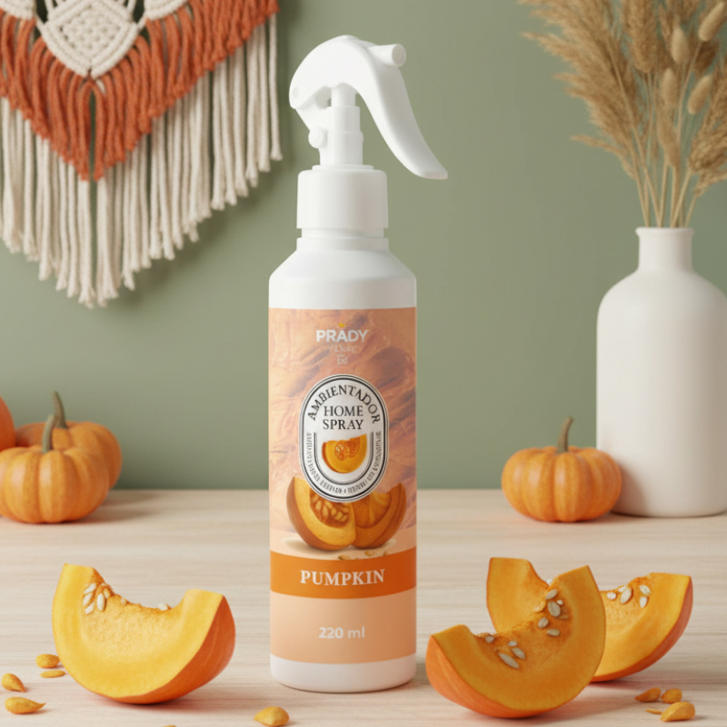 grossiste-spray-et-mikado-prady-7.webp Carton de 12 (1,59€) : 🎃 Spray d'Ambiance Prady "Pumpkin" 220 ml - La Chaleur Gourmande de l'Automne 🍁✨ – Image 1