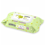 Carton de 12 (soit 2,20€ pièce) : Papier toilette humide 60 lingettes pomme par paquet - Taille XL