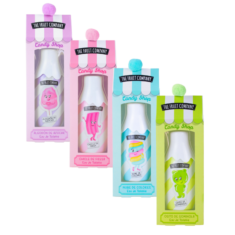lot-de-parfum-the-fruit-company.png Pack éco (soit 3,10€ pièce) : Lot de 10 eau de toilette concentrée "Candy Shop" – Image 1