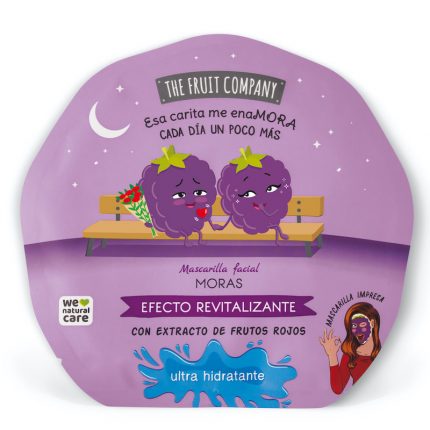 Lot de 3 (soit 1.80€ pièce) : Masque de soin parfum Mûres - The Fruit Company