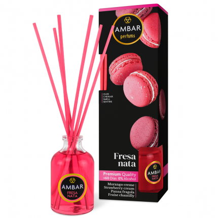 Présentoir de 12 : Mikado qualité premium 30ml - Fraise Chantilly (soit 1,48€ pièce)