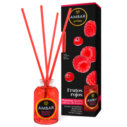 Présentoir de 12 : Mikado qualité premium 30ml – Fruits Rouges (soit 2,30€ pièce)