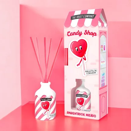 Mikado Parfumé - Sucette Cœur - Collection Candy Shop - The Fruit Company