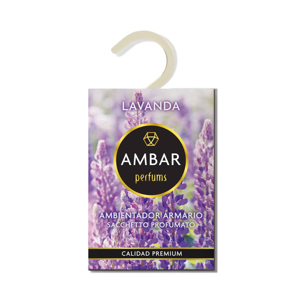 parfum-darmoire-lavande-ambar-1.jpg Carton de 20 : Parfum d'armoire à suspendre - Lavande (soit 0,85€ pièce) – Image 1