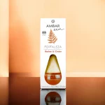 Lot de 4 (soit 1,50€ pièce) : Parfum de voiture à suspendre Ambre & Cèdre - AMBAR ZEN – Image 2