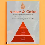 Lot de 4 (soit 1,50€ pièce) : Parfum de voiture à suspendre Ambre & Cèdre - AMBAR ZEN – Image 3