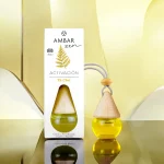 Lot de 4 (soit 1,50€ pièce) : Parfum de voiture à suspendre Thé Chai - AMBAR ZEN