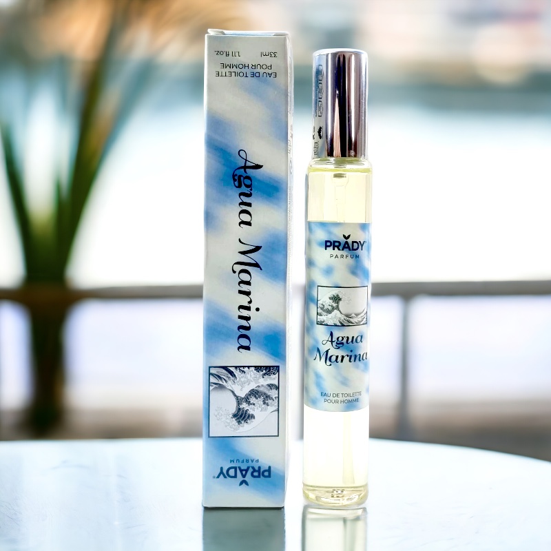 parfum-prady-33ml-2.jpeg Lot de 3 (soit 1,95€ unité) : Eau de toilette générique homme AGUA MARINA Prady – 33ml – Image 1