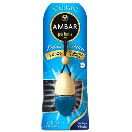 Carton de 14 (Soit 2,20€ pièce) : Parfum pour voiture Deluxe Edition - Aquatique +45j