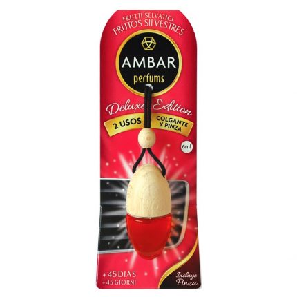 Carton de 14 (Soit 2,20€ pièce) : Parfum pour voiture Deluxe Edition Fruits Sauvages +45j